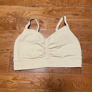 EUC Lululemon Nulu Front-Gather Yoga Bra Size 12 Prosecco